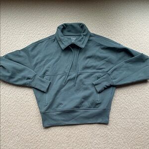 Old Navy Active Dynamic Fleece Quarter Zip Green Women’s Small